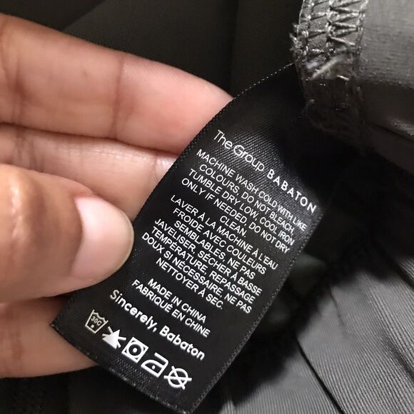 The Group Babaton Steel Gray Casual Pull On Athletic Athleisure Pants NWOT - S - Picture 8 of 9